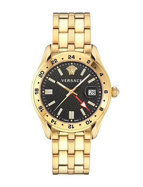 versage uhr|Greca Time GMT Watch Gold 